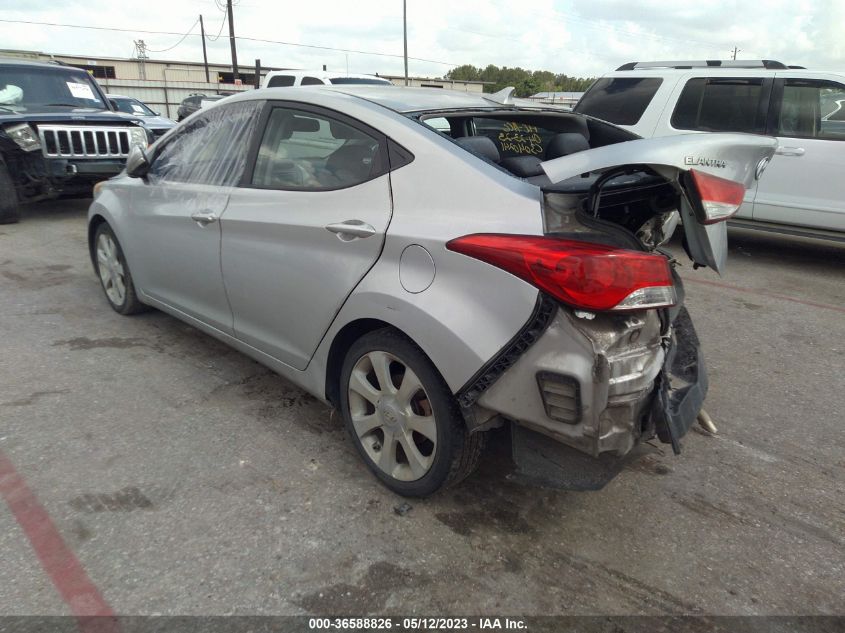 2013 HYUNDAI ELANTRA LIMITED - KMHDH4AE9DU675741