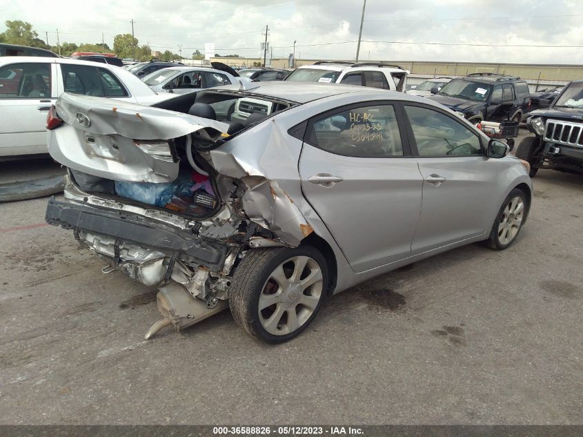 2013 HYUNDAI ELANTRA LIMITED - KMHDH4AE9DU675741
