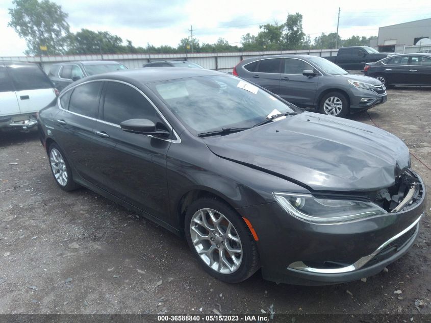 2016 CHRYSLER 200 C - 1C3CCCCG5GN122983