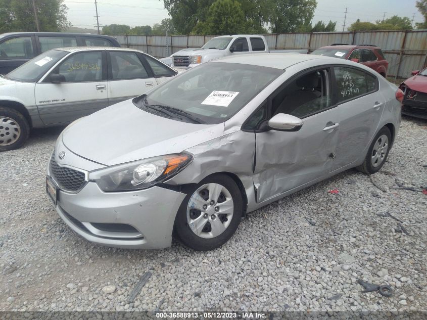 2016 KIA FORTE LX - KNAFX4A64G5499640