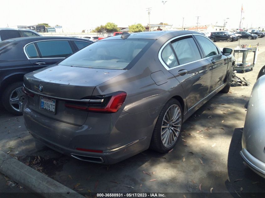 2020 BMW 7 SERIES 740I - WBA7T2C03LCD56488