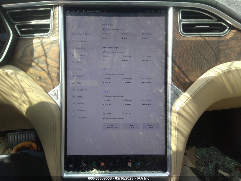 2017 TESLA MODEL S 100D/90D/75D/60D/P100D - 5YJSA1E2XHF204372