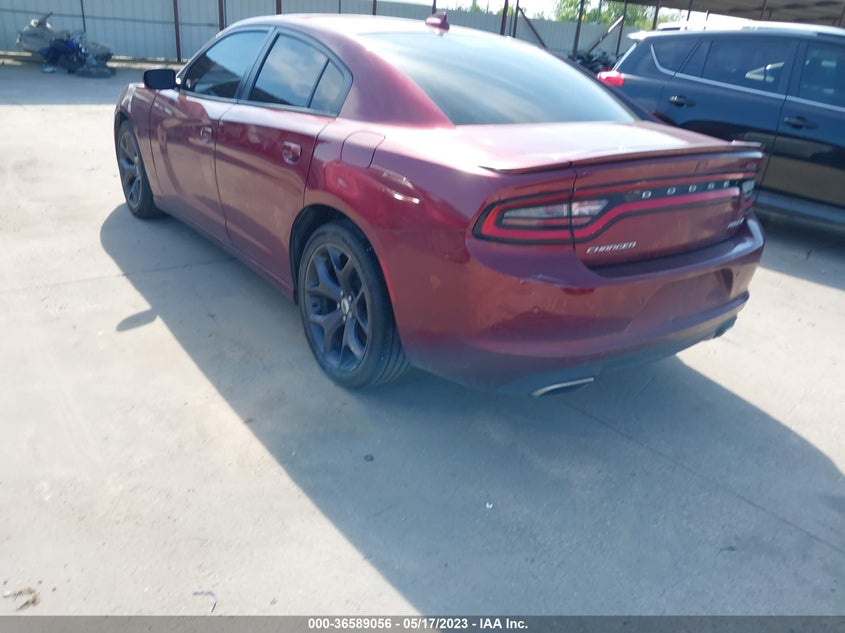 VIN 2C3CDXHG8HH614074 2017 DODGE CHARGER SXT