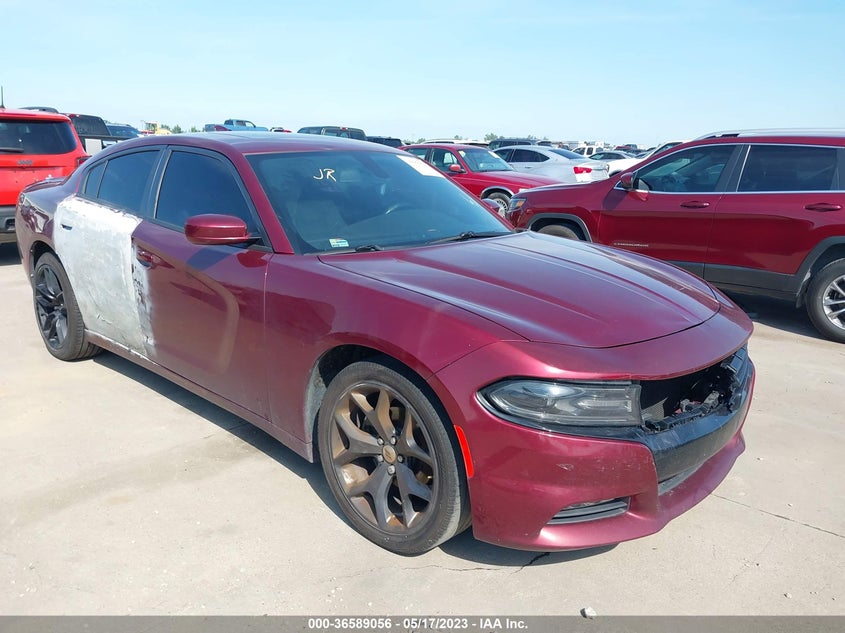VIN 2C3CDXHG8HH614074 2017 DODGE CHARGER SXT