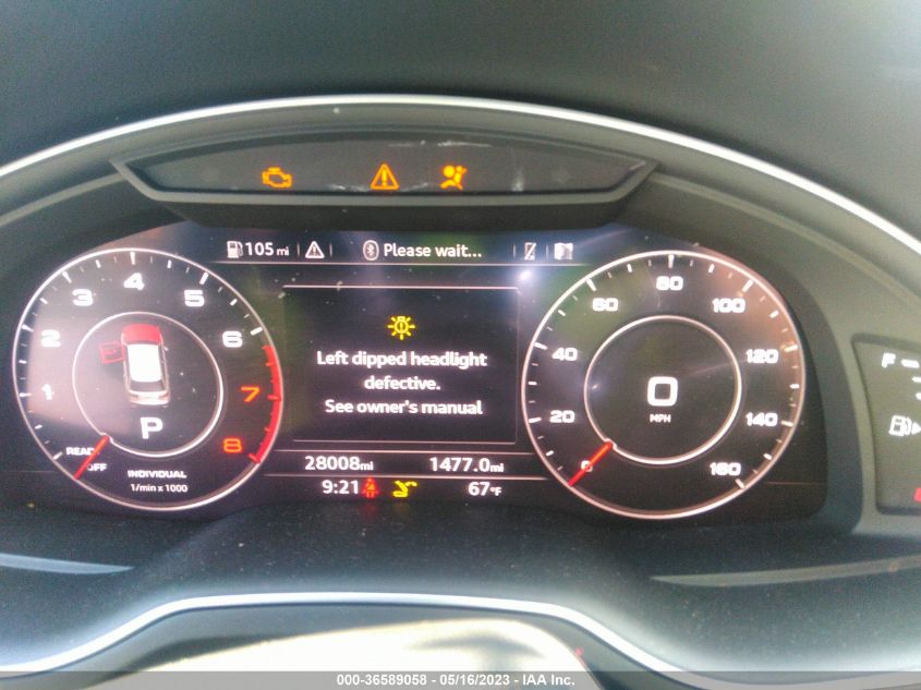 2019 AUDI Q7 PREMIUM PLUS - WA1LAAF71KD006402