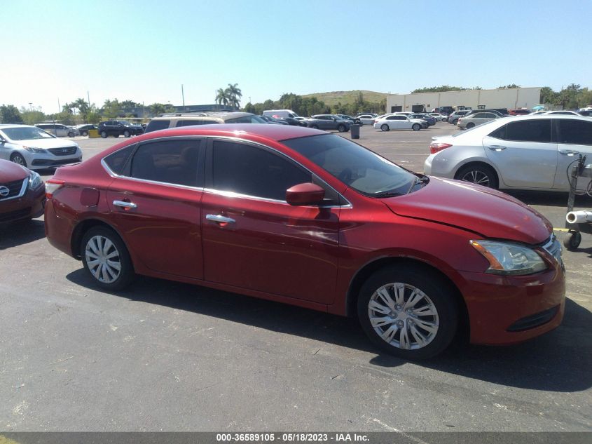 2013 NISSAN SENTRA SV - 3N1AB7AP3DL703297