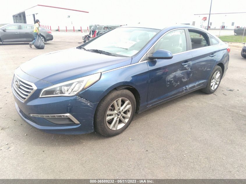 2015 HYUNDAI SONATA 2.4L SE - 5NPE24AF0FH150891