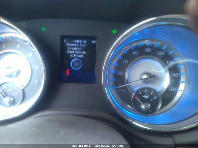 2013 CHRYSLER 300 LUXURY SERIES - 2C3CCAPT9DH504420