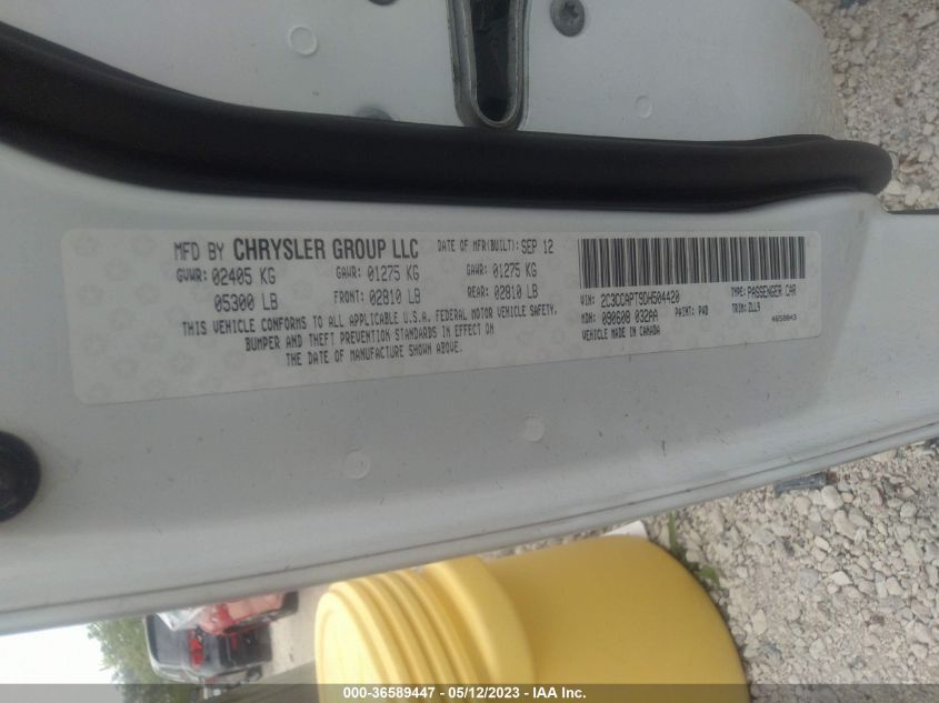2013 CHRYSLER 300 LUXURY SERIES - 2C3CCAPT9DH504420