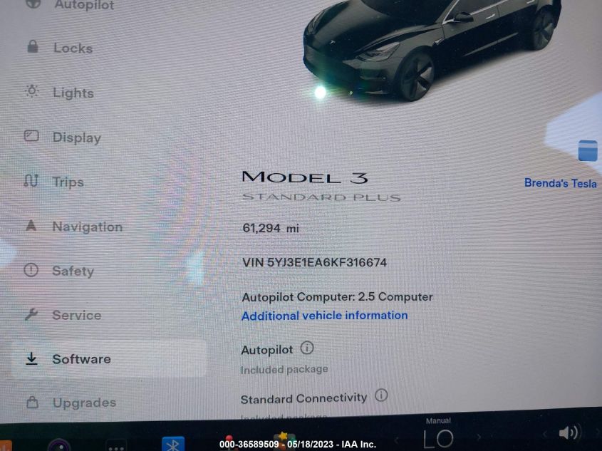 2019 TESLA MODEL 3 RANGE - 5YJ3E1EA6KF316674