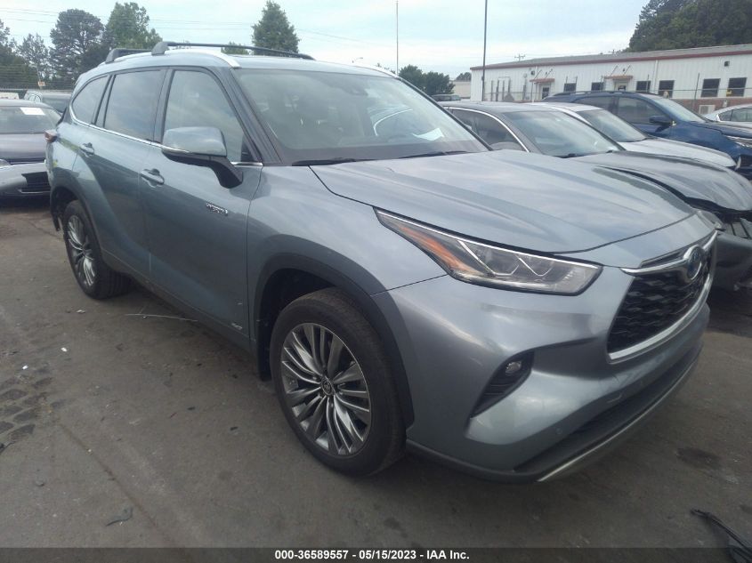 2021 TOYOTA HIGHLANDER HYBRID PLATINUM - 5TDEBRCH9MS044197