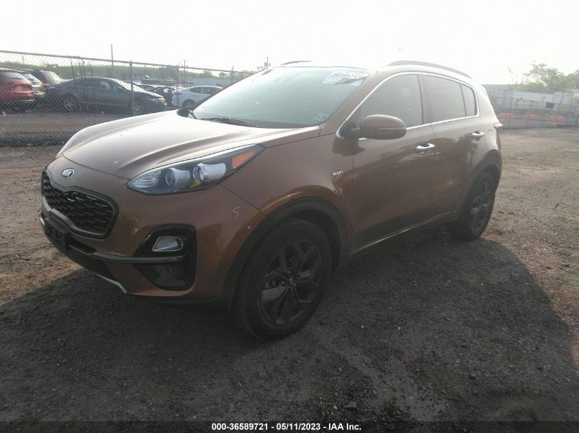 VIN KNDP6CAC7L7833488 2020 KIA SPORTAGE S