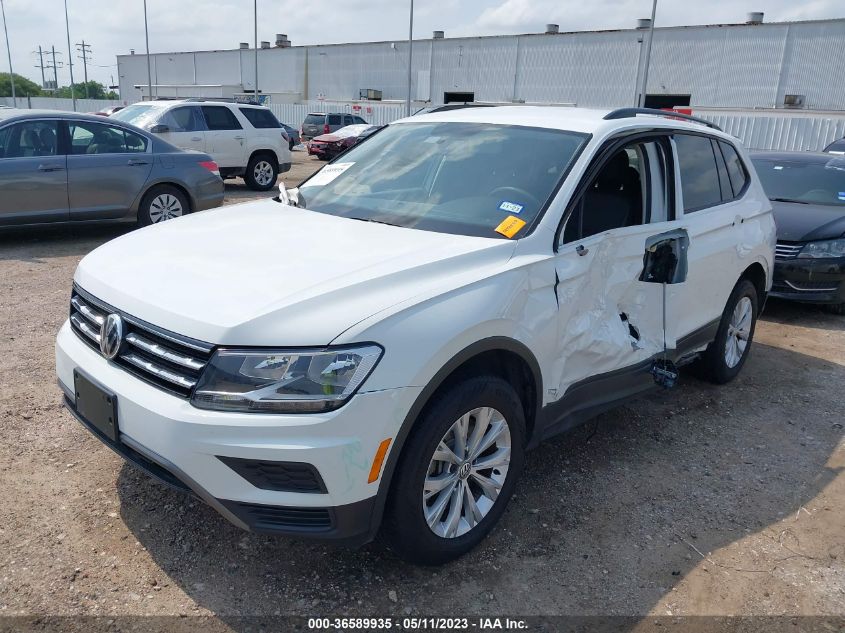 2019 VOLKSWAGEN TIGUAN S - 3VV0B7AX6KM179340