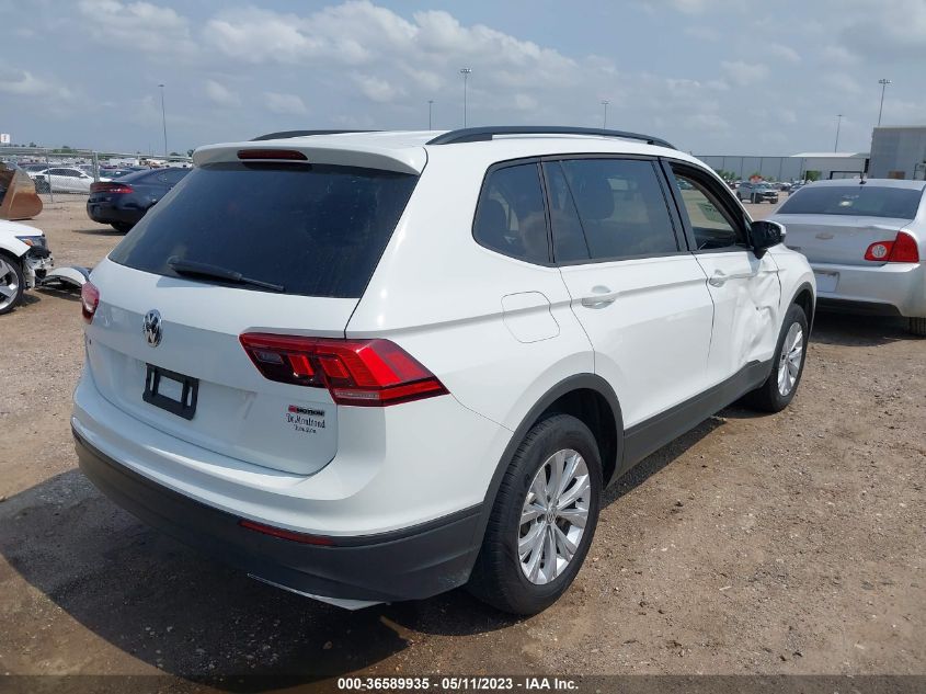 2019 VOLKSWAGEN TIGUAN S - 3VV0B7AX6KM179340