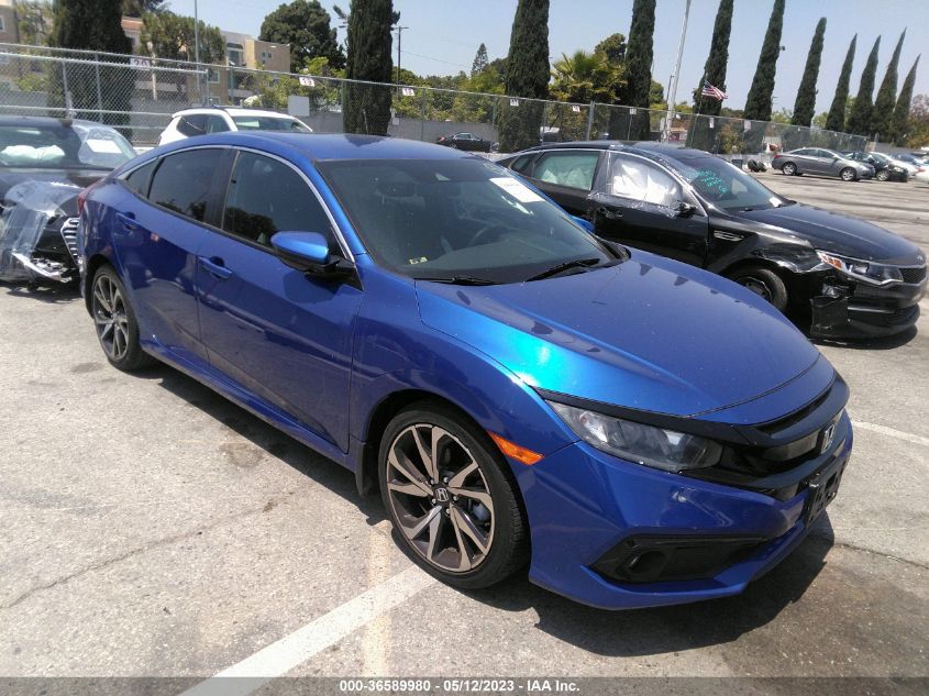 2019 HONDA CIVIC SEDAN SPORT - 2HGFC2F81KH532755