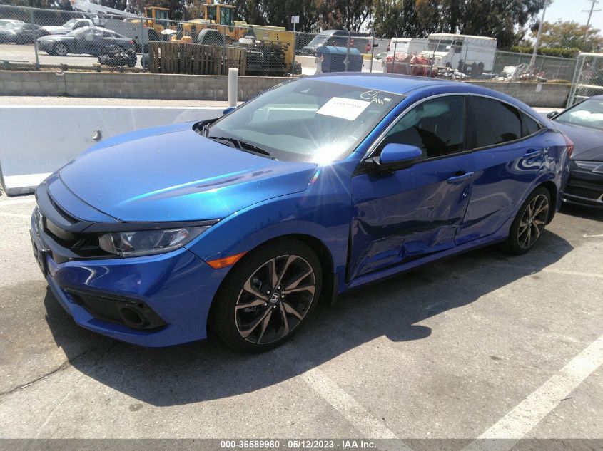 2019 HONDA CIVIC SEDAN SPORT - 2HGFC2F81KH532755
