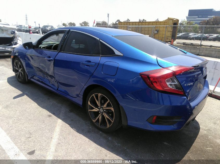 2019 HONDA CIVIC SEDAN SPORT - 2HGFC2F81KH532755