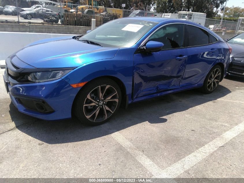 2019 HONDA CIVIC SEDAN SPORT - 2HGFC2F81KH532755