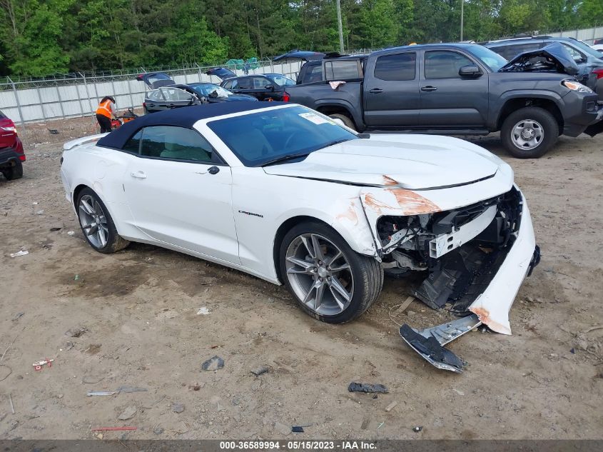 2019 CHEVROLET CAMARO 1LT - 1G1FB3DS2K0129399