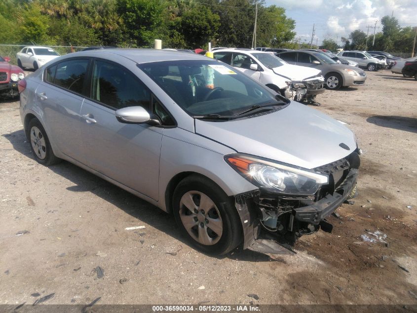 2016 KIA FORTE LX - KNAFK4A67G5468669