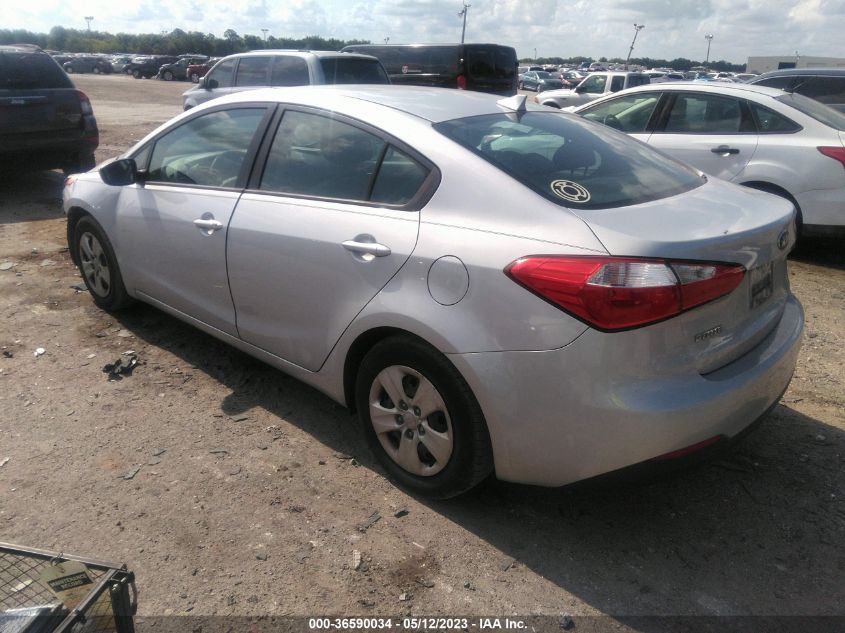 2016 KIA FORTE LX - KNAFK4A67G5468669