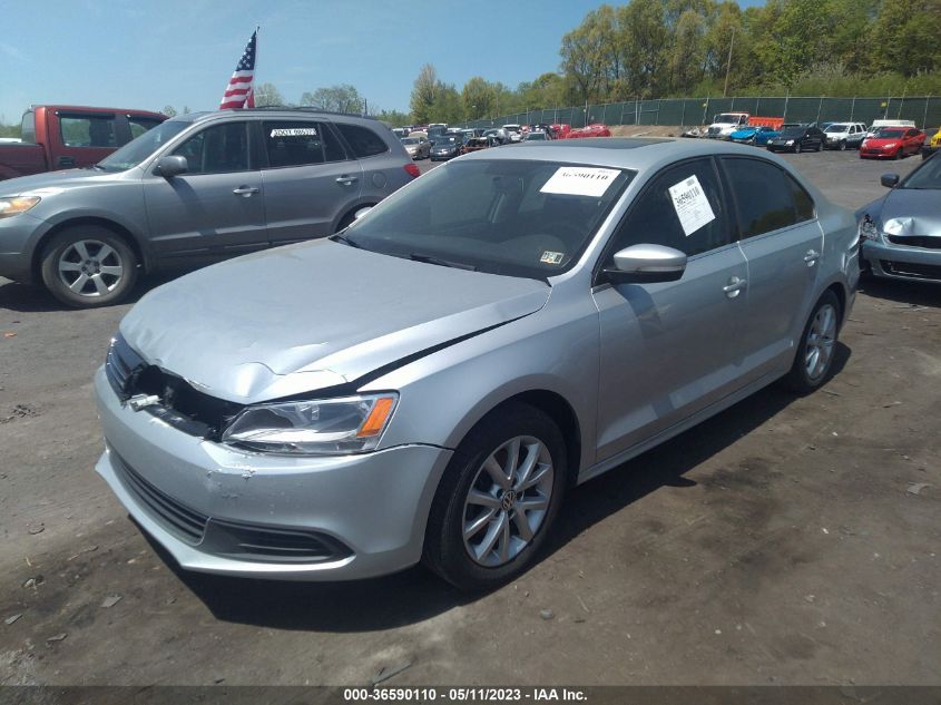 2014 VOLKSWAGEN JETTA SEDAN SE W/CONNECTIVITY/SUNROOF - 3VWB17AJ4EM431495