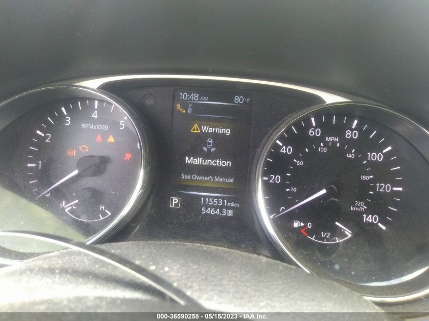 2016 NISSAN ROGUE SV/SL/S - 5N1AT2MT4GC819528