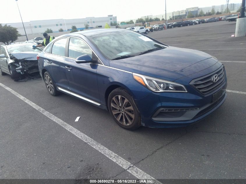 2015 HYUNDAI SONATA 2.4L SPORT - 5NPE34AF0FH068964