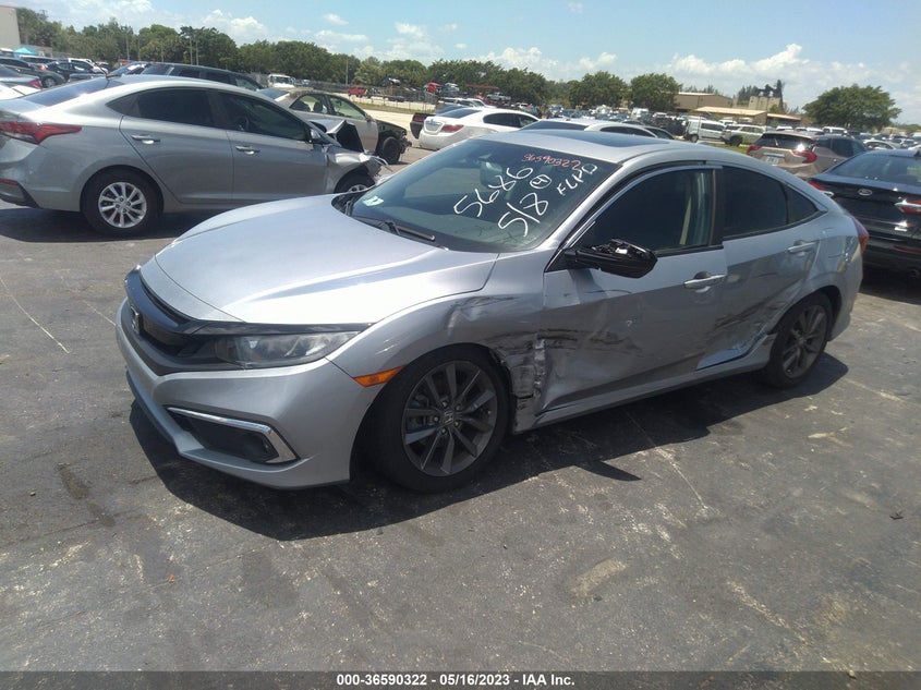 VIN 19XFC1F79KE005686 2019 HONDA CIVIC SEDAN EX-L