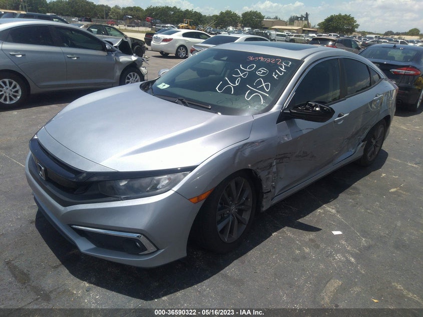 VIN 19XFC1F79KE005686 2019 HONDA CIVIC SEDAN EX-L