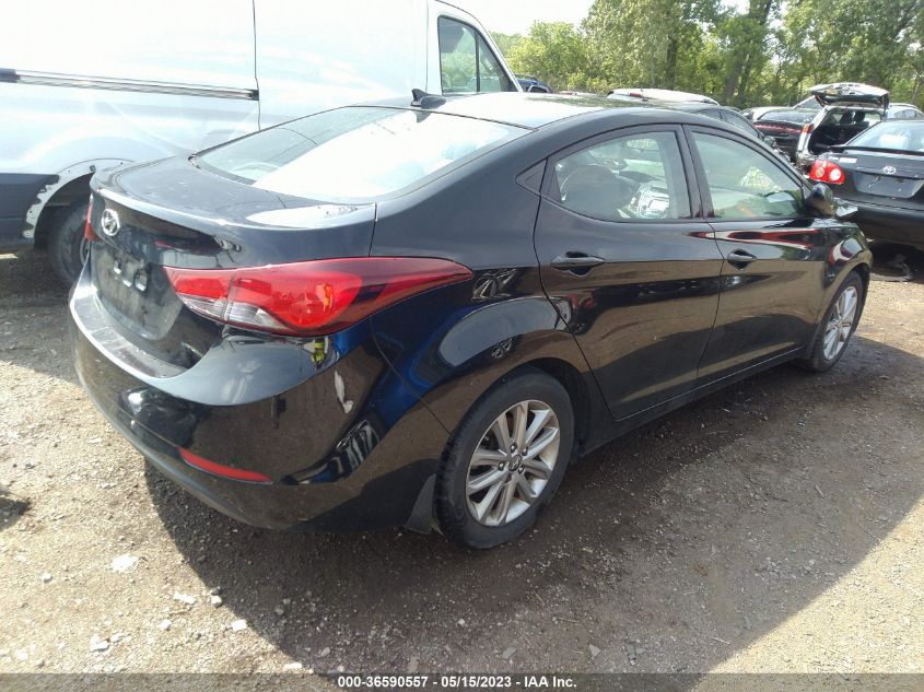 2016 HYUNDAI ELANTRA SE - 5NPDH4AE8GH689570