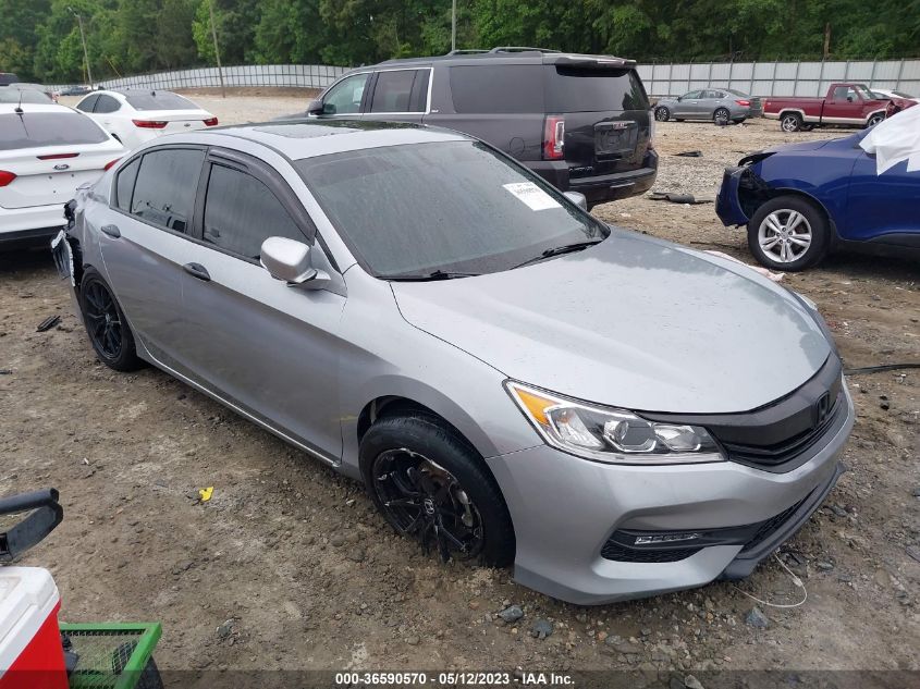 2016 HONDA ACCORD SEDAN EX-L - 1HGCR2F80GA215010