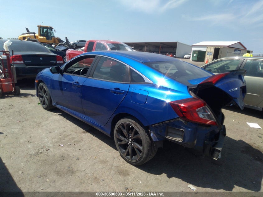 VIN 2HGFC2F87KH506080 2019 HONDA CIVIC SEDAN SPORT