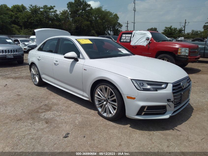 2017 AUDI A4 PREMIUM PLUS - WAUENAF40HNO12104