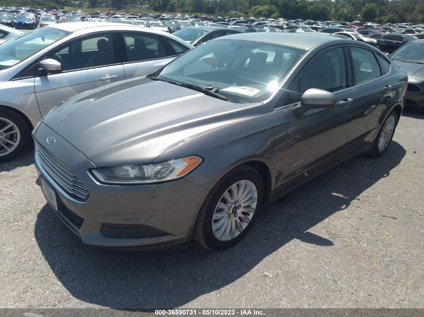 2014 FORD FUSION S HYBRID - 3FA6P0UU6ER368697