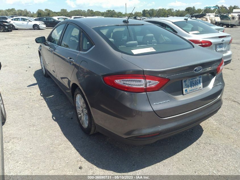 2014 FORD FUSION S HYBRID - 3FA6P0UU6ER368697