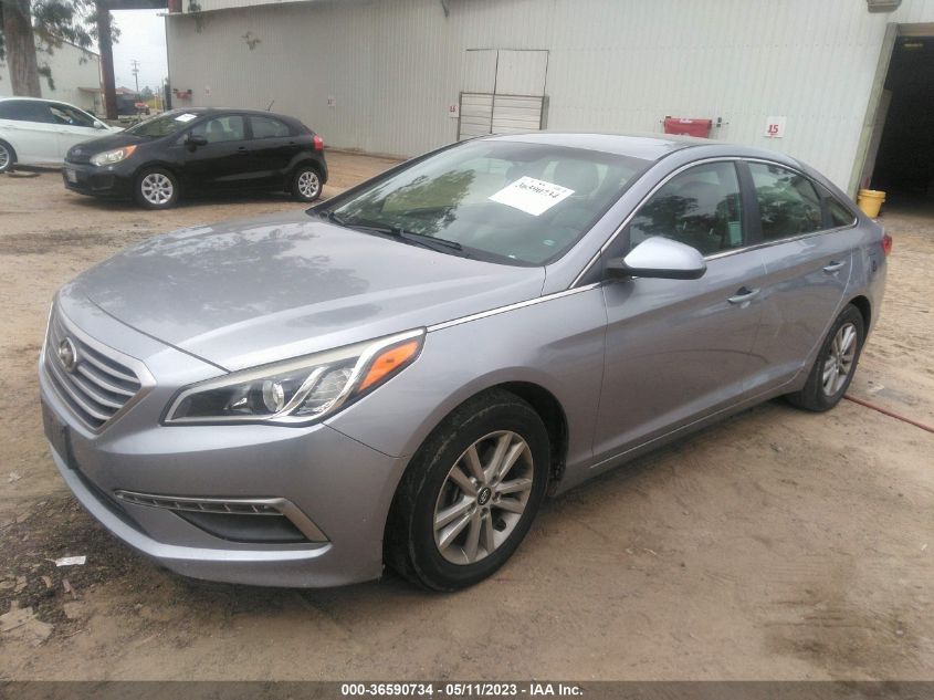 2015 HYUNDAI SONATA 2.4L SE - 5NPE24AF2FH154540