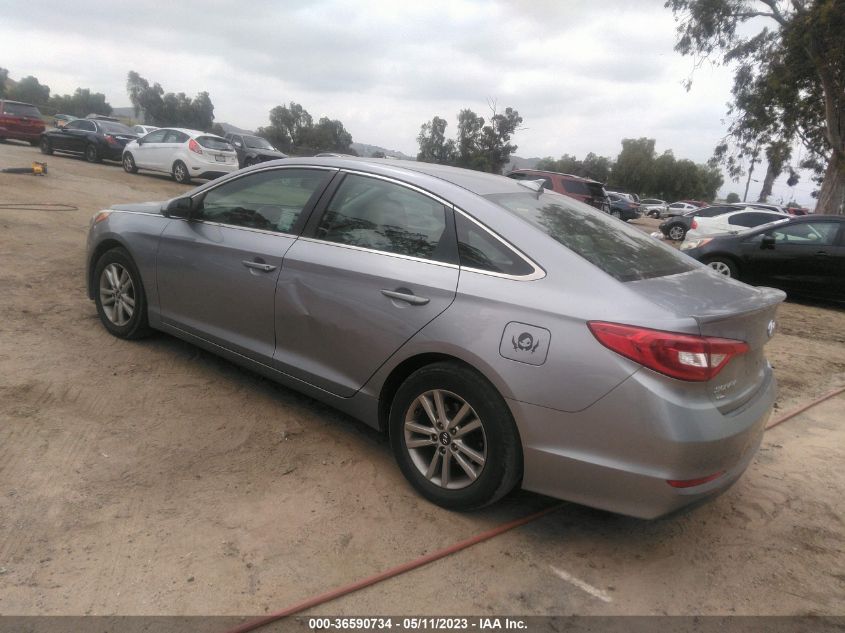 2015 HYUNDAI SONATA 2.4L SE - 5NPE24AF2FH154540