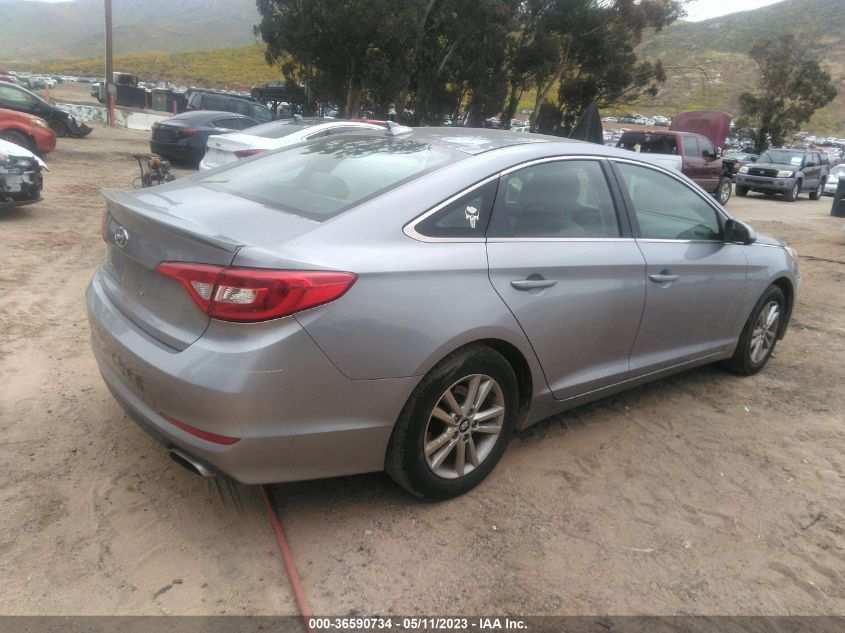 2015 HYUNDAI SONATA 2.4L SE - 5NPE24AF2FH154540