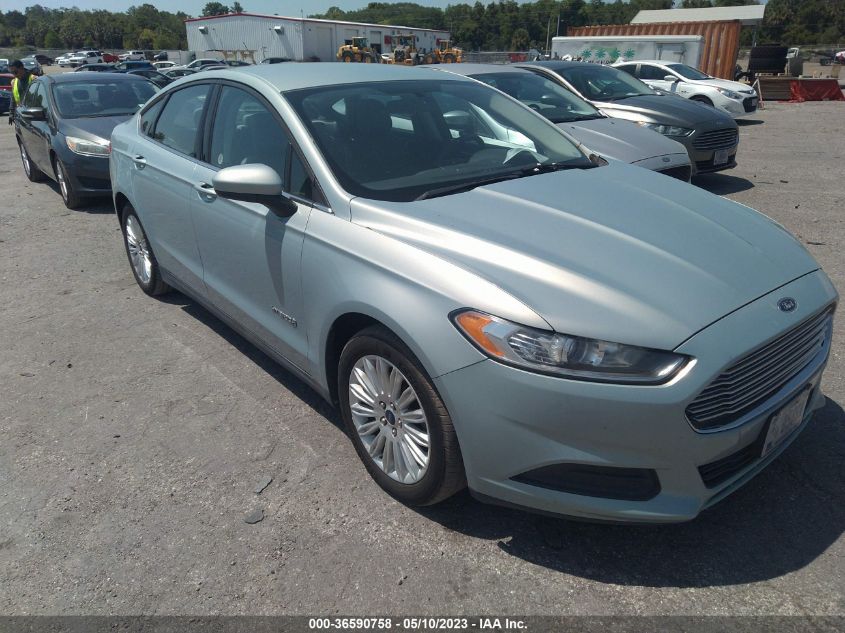 2014 FORD FUSION S HYBRID - 3FA6P0UU0ER368694