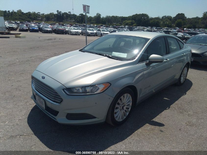 2014 FORD FUSION S HYBRID - 3FA6P0UU0ER368694