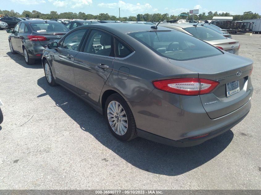 2014 FORD FUSION S HYBRID - 3FA6P0UU8ER368698