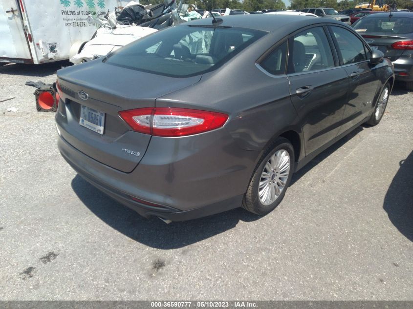 2014 FORD FUSION S HYBRID - 3FA6P0UU8ER368698