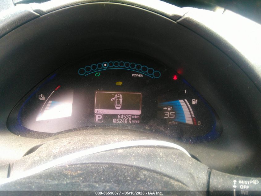 2013 NISSAN LEAF S - 1N4AZ0CP3DC419425
