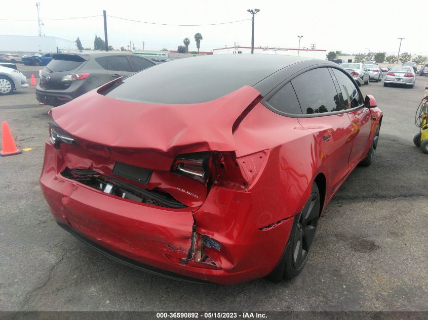 2021 TESLA MODEL 3 LONG RANGE - 5YJ3E1EB1MF875464