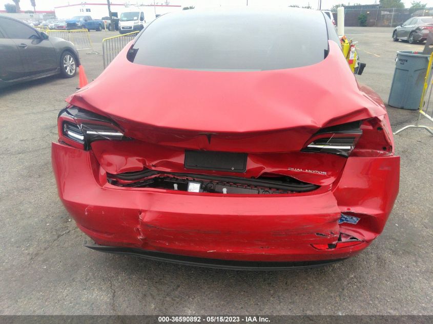2021 TESLA MODEL 3 LONG RANGE - 5YJ3E1EB1MF875464