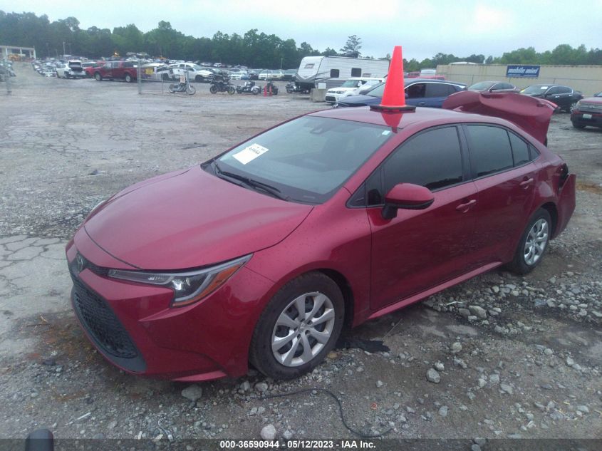 2022 TOYOTA COROLLA LE - JTDEPMAE8NJ219700