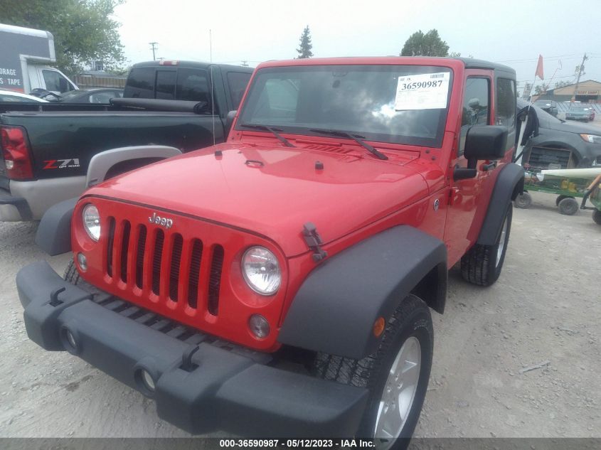 2018 JEEP WRANGLER JK SPORT S 1C4AJWAG3JL828141
