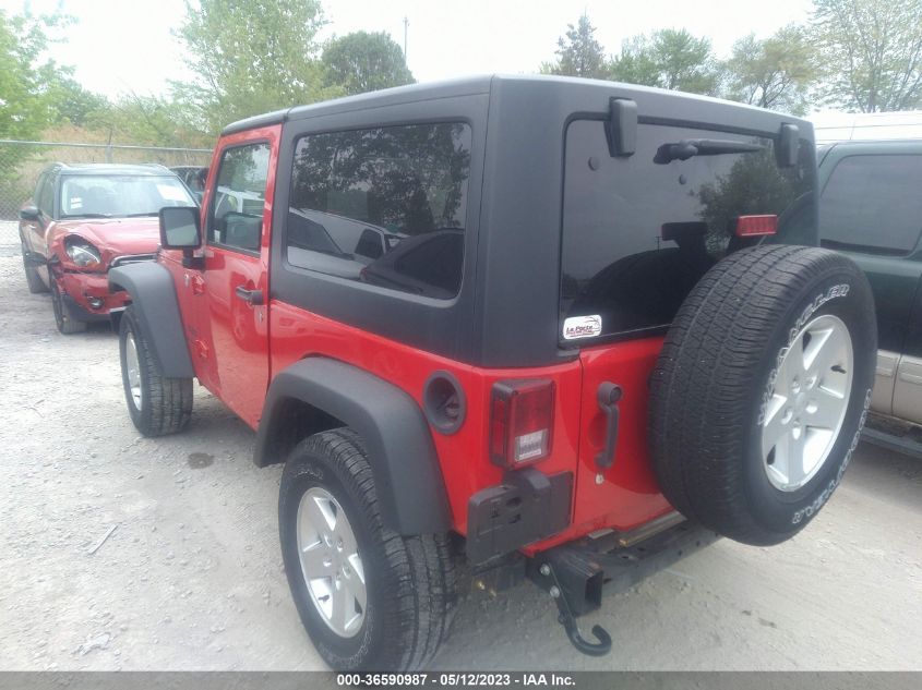 2018 JEEP WRANGLER JK SPORT S 1C4AJWAG3JL828141