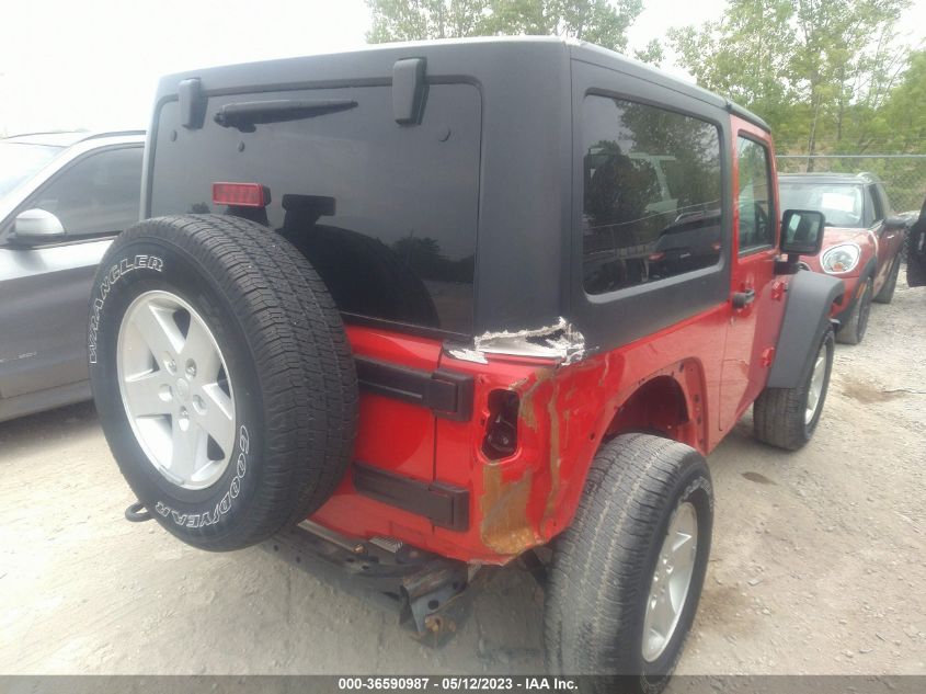 2018 JEEP WRANGLER JK SPORT S 1C4AJWAG3JL828141